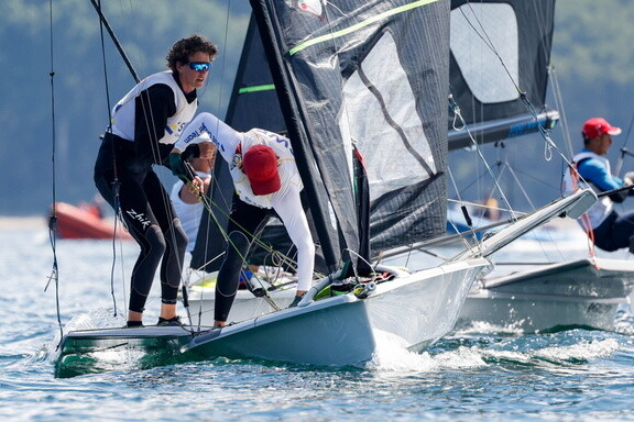 image: JVM-brons i 49er för Marius Westerlind och Olle Aronsson