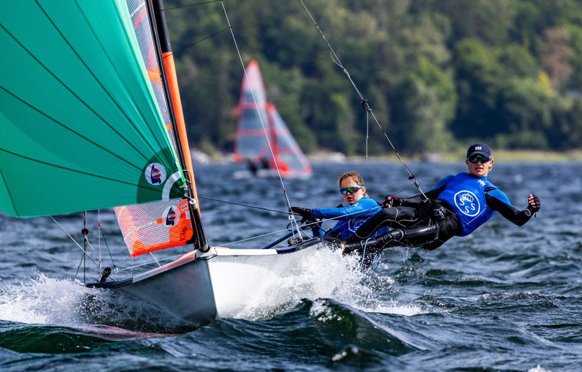 image: EM-silver Hedvig och Hugo i 29er