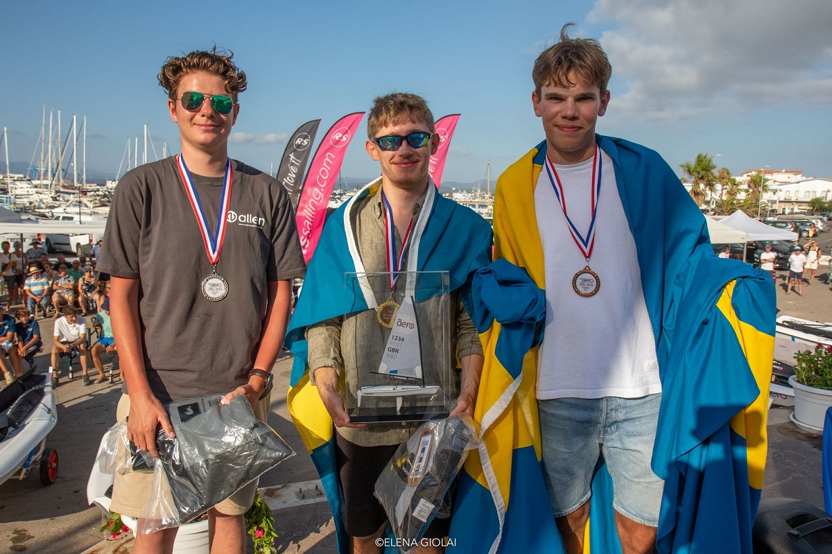 image: Fem svenska VM-medaljer i RS Aero